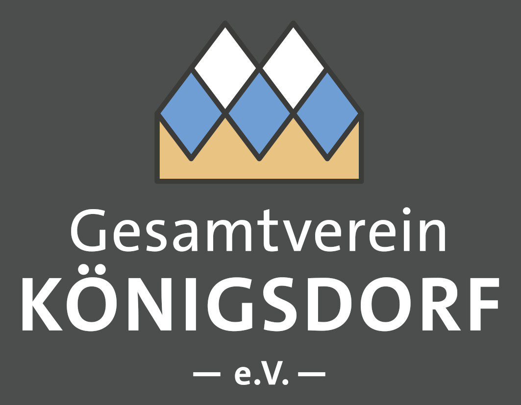 logo gesamtverein koenigsdorf signe farbig outline grau schrift weiss